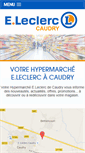 Mobile Screenshot of leclerc-caudry.fr